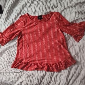 W5 anthropology rayon blouse (L)